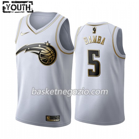 Canotte Bambino Orlando Magic Mohamed Bamba 5 2019-20 Nike Bianco Golden Edition Swingman